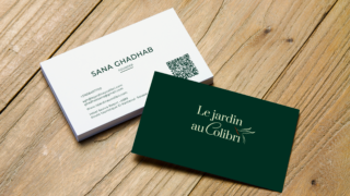 Home business card mock up